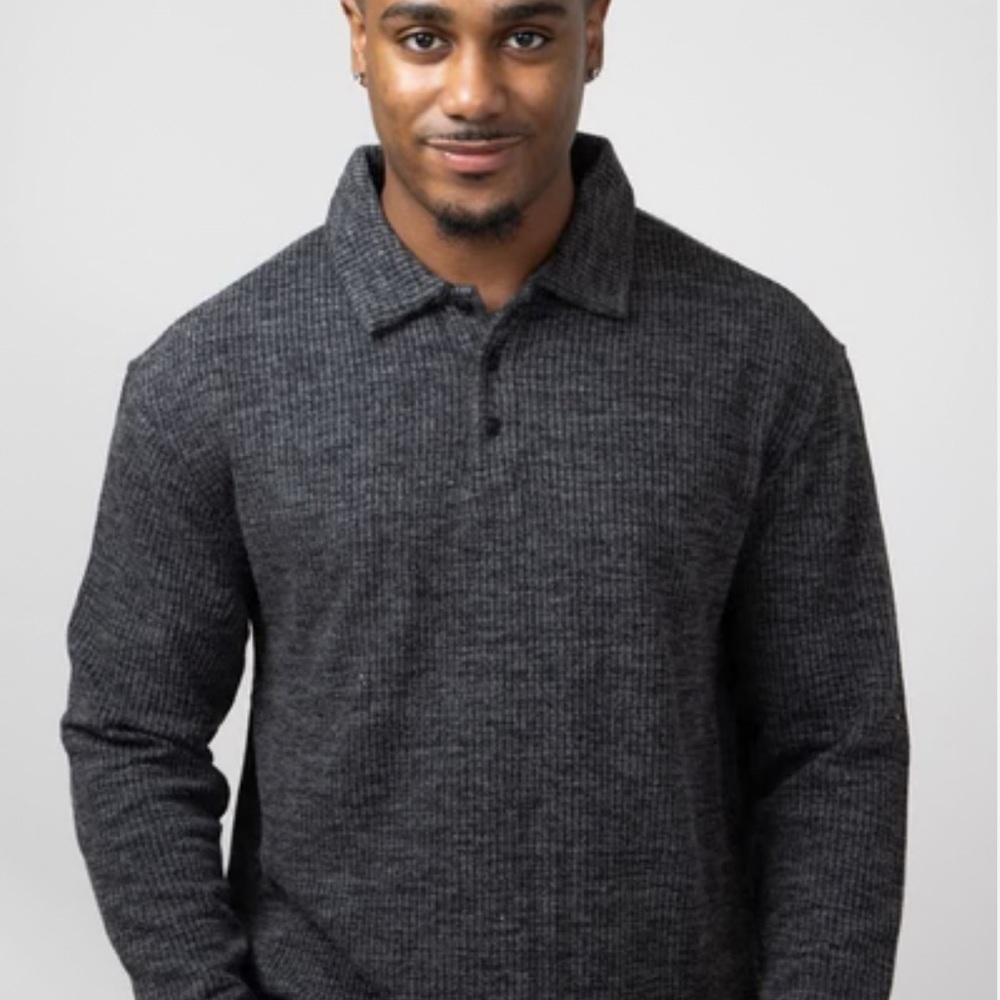 Simply Southern Gray Casual Button Down Shirt Classic Style